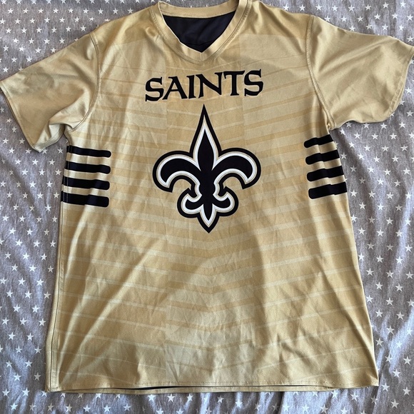 NFL Other - New Orleans Saints Jersey NFL Flag Football Men's Reversible Large